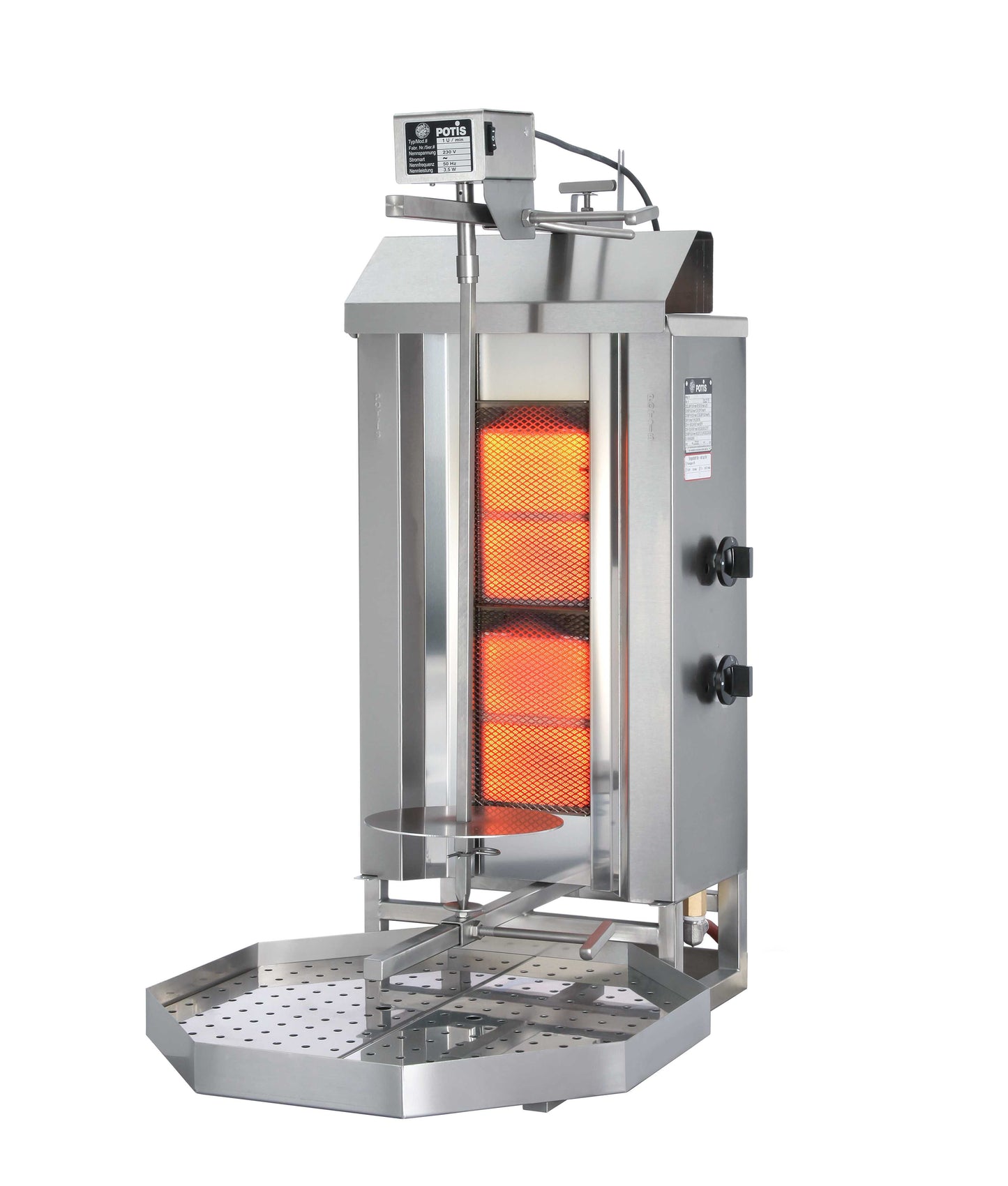 POTIS GD2-S | Professional Gas Doner, Kebab & Shawarma Machine